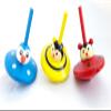 3 pc Festival Colorful Jewish Wood Spinning top Dreidel Hanukkah Sevivon Israel view 4