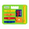 Buckle Toys Busy Board - Montessori Learning Toy for Toddlers Road Trip Essentials - Foam Sensory Board - Develop Fine Motor Skills - Green view 1