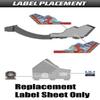 Fisher-Price Thomas & Friends Trackmaster Sky-High Bridge Jump ~ DFM54 ~ Replacement Label Sheet view 2