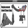 Fisher-Price Thomas & Friends Trackmaster Sky-High Bridge Jump ~ DFM54 ~ Replacement Label Sheet view 4
