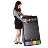 WinSpin 41"x25" Prize Drop Board Foldable Stand Disk Drop Board Game with 12 Playing Pucks for Carnival Tradeshow Party Live Stream view 1