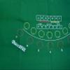 New Casino Baccarat Green Felt Layout 36" X 72" view 2
