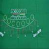 New Casino Baccarat Green Felt Layout 36" X 72" view 3