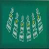 NEW CASINO PAI GOW POKER LAYOUT GREEN FELT 36" X 72" view 1