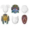Creativity Street Multi-Cultural Dimensional Masks, Assorted Designs, 24 Pack (AC4653) view 1
