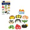 Rite Lite Passover Plague Masks Set of 10 Pesach Seder Decorations Playful Learning Jewish Holiday Party Favors Educational Goodie Bag Rewards view 1