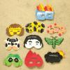 Rite Lite Passover Plague Masks Set of 10 Pesach Seder Decorations Playful Learning Jewish Holiday Party Favors Educational Goodie Bag Rewards view 3