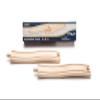 Maxim Enterprise, inc. 8" Ascending Track, Wooden Train Tracks Compatible with Thomas & Friends, Brio Toy Train, and All Major Brand Fine Wooden Train Sets and Railway Accessories, 2 Pack view 1