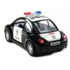 12 pcs in Box: 5" Volkswagen Beetle Police Car 1:32 Scale (Black/White) view 3