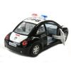 12 pcs in Box: 5" Volkswagen Beetle Police Car 1:32 Scale (Black/White) view 4