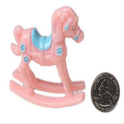 Party Favors Plus 12 Plastic Rocking Horses Baby Shower or Birthday Favor - Pink