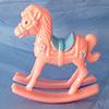 Party Favors Plus 12 Plastic Rocking Horses Baby Shower or Birthday Favor - Pink view 2