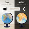 Waypoint Geographic Scout Illuminated Decorative Classroom Globe with Stand, Interactive World Globe with Political Mapping, Blue view 3