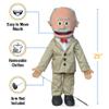 25" Pops, Hispanic Grandfather, Full Body, Ventriloquist Style Puppet view 3