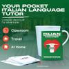 Italian Lingo Playing Cards | Travel Flashcards | Learn Italian Vocabulary in A Fun & Easy Way | 52 Essential Translations view 4
