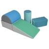 ECR4Kids SoftZone Climb and Crawl Playset, Building Blocks, Contemporary, 5-Piece view 1
