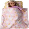 Baby Whitney Pink Clouds Doll Blanket & Pillow view 3