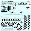 Print Scale Fokker D VII Part 2, 3 Sheets 72-025 view 1
