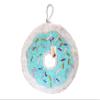 16" White & Teal Doughnut Piata With Sprinkles Donut Grow Up Party Sweets Themed Birthday Doughnut Themed Birthday view 1