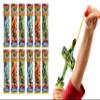 2GoodShop Slingshot Plane Glider w/Rubber Band Launcher (12 Planes) Flying Paper Foam Airplanes for Kids, Boys Toys. Outdoor Backyard Games & Activities. Bulk Birthday Party Favors. 2340-12p view 1