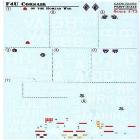 F4U Corsaur of The Korean War Print Scale 72-052