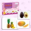 Hungry Brain Fruits Educational Flash Cards for Toddlers  24 Double-Sided Real Picture Learning Cards | Early Learning & Preschool Cards view 2