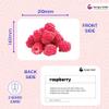 Hungry Brain Fruits Educational Flash Cards for Toddlers  24 Double-Sided Real Picture Learning Cards | Early Learning & Preschool Cards view 3