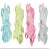 72 Mini Crystal Like Transparent Baby Shower Bears - Yellow view 2