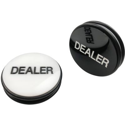 Yuanhe Casino Craps Dealer Button - 3Inch Double Sided Puck Markers Buttons, Great for Poker, Texas Hold 'em & Card Games