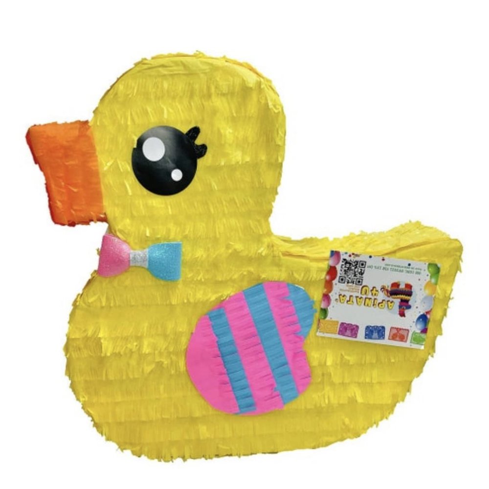 16" Gender Reveal Duck Pinata Waddle it Be? Easter Pinata Easter Gender Reveal Boy or Girls He or She Boy or Girl