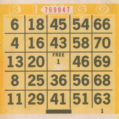 Bingo Paper Cards - 1 Card Per Sheet, 1000 Sheets Per Pack