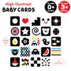 Banana Panda High-Contrast Baby Cards - 24 Illustrations on 12 Large 2-Sided Cards, Designed for Babies 0 Months and 3 Months + view 3
