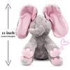 Dimple Kaia Peek A Boo Elephant Toy, Interactive Singing Stuffed Animal Plush with Moving Ears, Musical Stuffed Animal for Babies and Toddlers, Adorable Elephant Baby Toy view 2