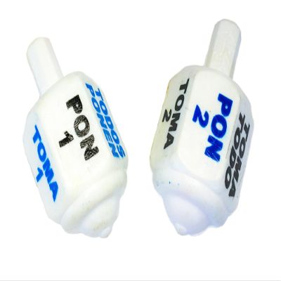 Classic Mexican Pirinola Toma Todo Plastic Solid Peace/Pirinola de Plastico Solida (Set of 50)