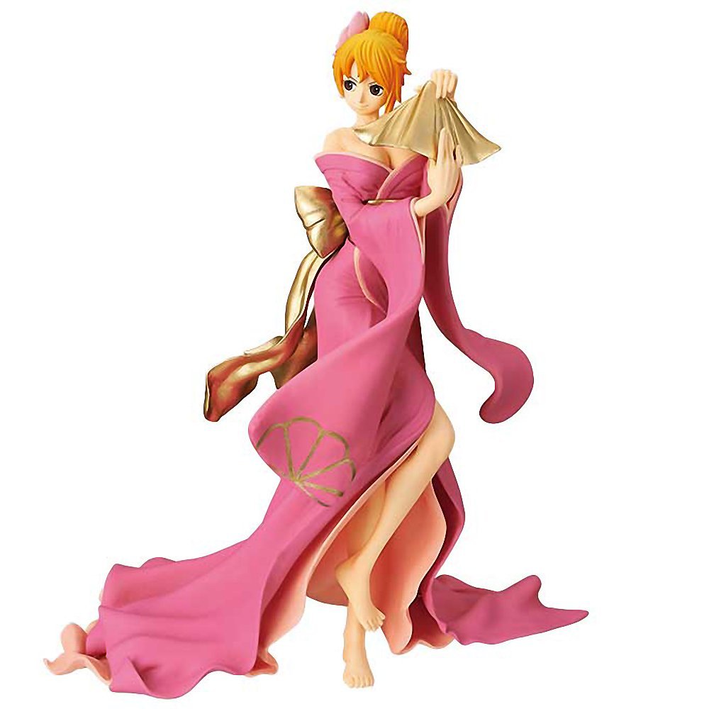 Banpresto One Piece kimono Komachi NAMI Figure Red ver.