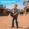 WALIKI Stick Horse Toy for Boys and Girls | Fun Cowboy & Cowgirl Pretend Play | Cool Toys for Kids Ages 3 4 5 6 | Birthday Gift for Active Toddlers (Brown) view 4