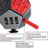12 Sided Fidget Toys Cube,Dodecagon Fidget Toys for Kids Adults, Relief Stress and Anxiety Anti Depression & Focus for ADHD, ADD, Autism (Red, Normal A4) view 3