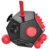 12 Sided Fidget Toys Cube,Dodecagon Fidget Toys for Kids Adults, Relief Stress and Anxiety Anti Depression & Focus for ADHD, ADD, Autism (Red, Normal A4) view 4