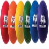 Champion Sports 6.3 Inch Rhino Skin Super High Bounce Dodgeball Set view 1
