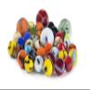 Ader Products My Toy House Glass Marbles Bulk, Set of 40, (36 Players and 4 Shooters) Assorted Colors, with Game Marbles Rules view 1
