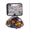 Ader Products My Toy House Glass Marbles Bulk, Set of 40, (36 Players and 4 Shooters) Assorted Colors, with Game Marbles Rules view 2
