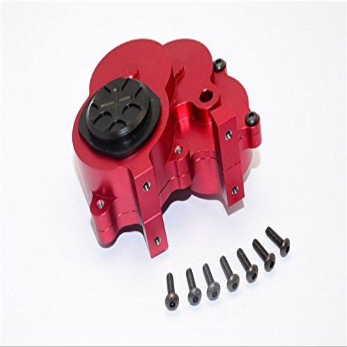 GPM For Gmade Crawler R1 Rock Buggy Upgrade Parts Aluminum Transmission Housing - 1 Set Red