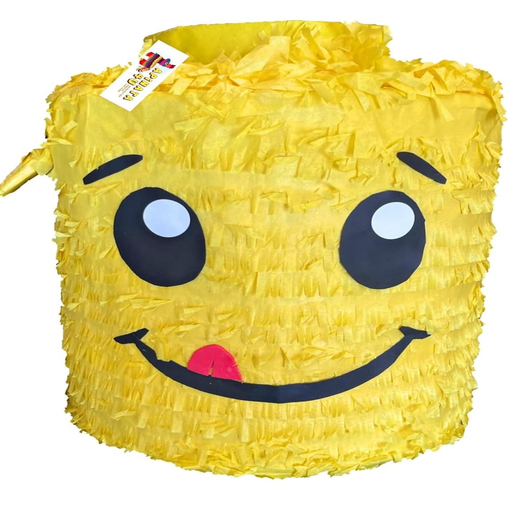 APINATA4U 14" Building Block Themed Party Pinata - Vibrant Yellow Brick Design for a Fun-Filled Celebration!