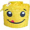 APINATA4U 14" Building Block Themed Party Pinata - Vibrant Yellow Brick Design for a Fun-Filled Celebration! view 1