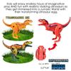 4 Pack Different Hatching Eggs Dinosaur Toys for 3+ Year Old Kids,Magic Egg that Hatch Dinosaurs Toy for Boy Girl Dino Fans,Deformation T-rex,Pterosaurs,Brachiosaurus,Triceratops(Random Color) view 2