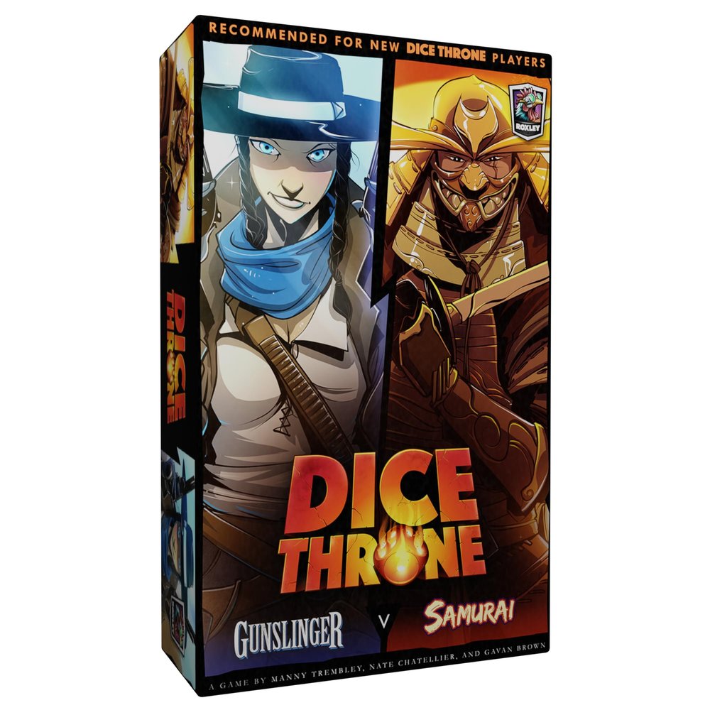 Dice Throne - Two Hero Starter Set - Gunslinger v Samurai - Fast Playing Collectible Tabletop Game