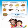 Alimentation - Fiches de vocabulaire - Food and Drinks Flashcards in French for Kids, Toddlers and Children view 1