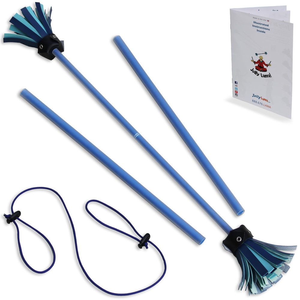 Jolly Lama! Blue Majestix Juggling Devil Sticks