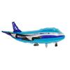 Tuftex Balloons 40" Blue Airplane Foil Balloon, Self Sealing, Re-fillable, 1 Ea, Kids Unisex, Birthday view 1