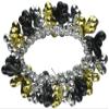 Amscan Black, Silver, Gold Drop Bead Bracelet, Party Accessory, 1 piece view 1